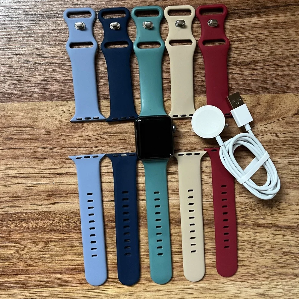 Apple Watch with Spare Bands and Charger - Picture 2 of 8